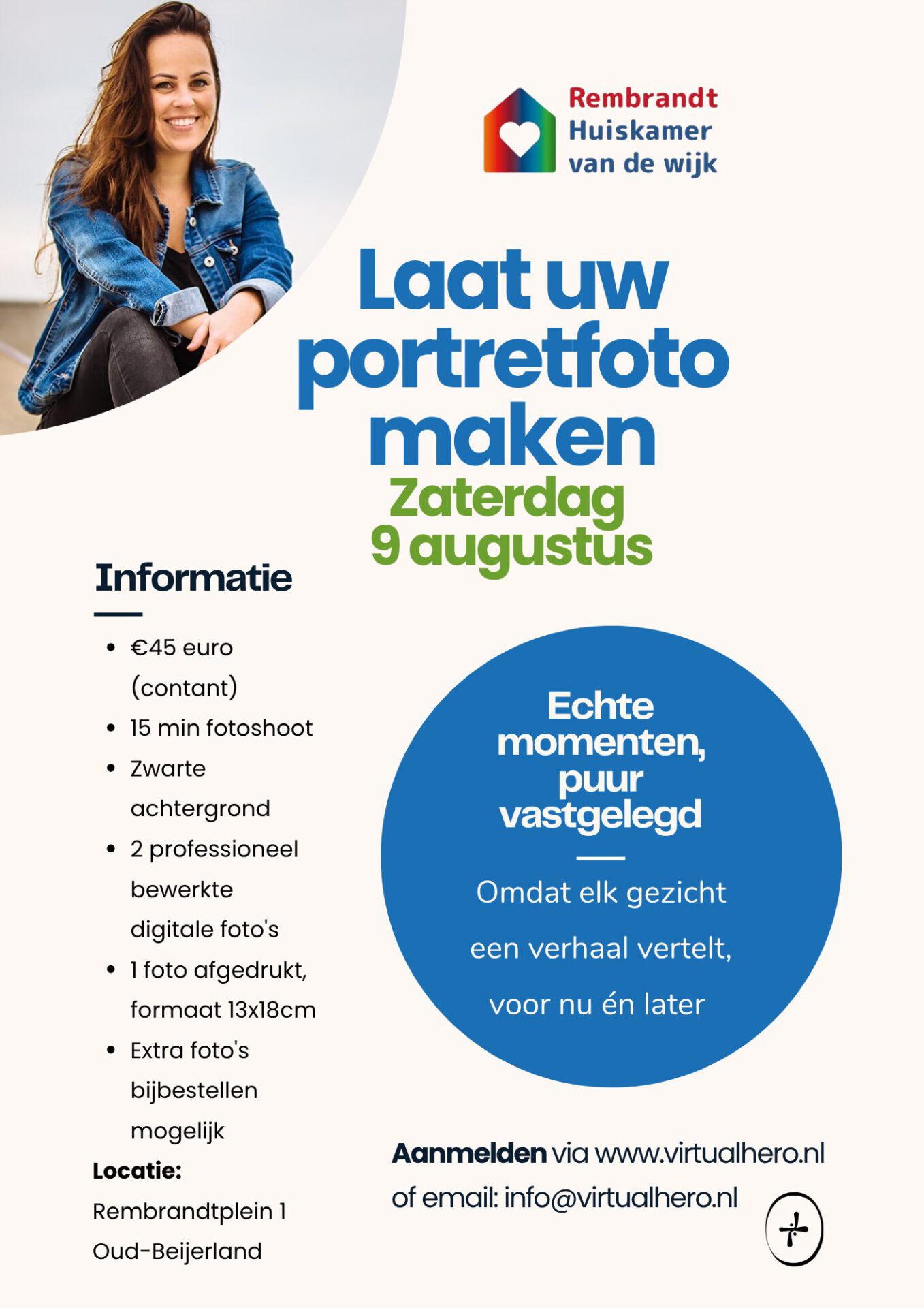 Portret 9 aug Flyer Portretdag Rembrandt